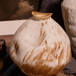 Sand Ripples Vase Round